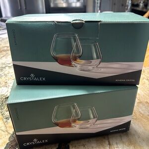 Crystal stemless glass